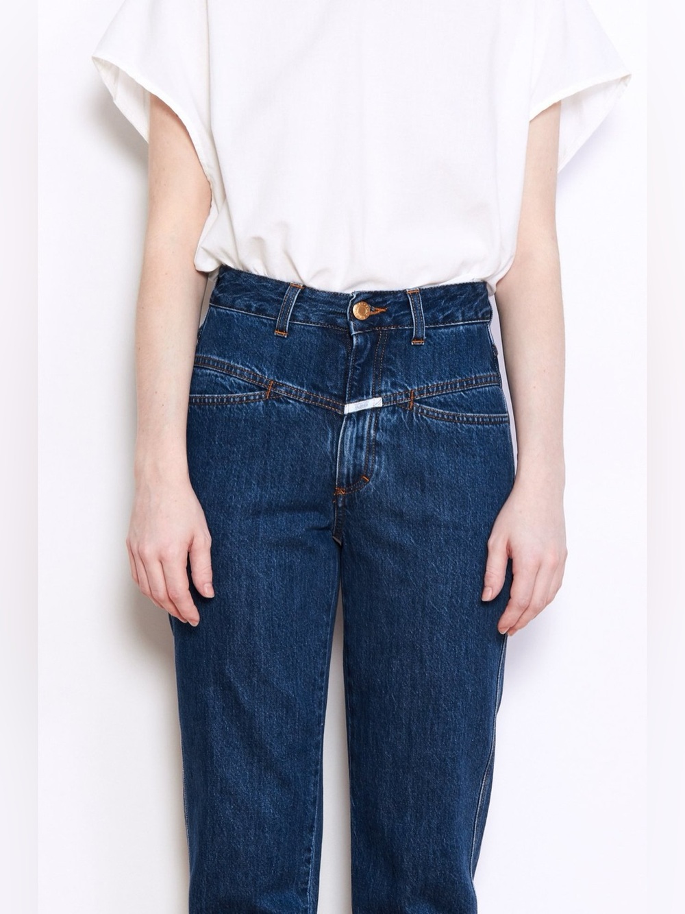 CLOSED Pedal Pusher dark wash denim jeans sz IT 40 US 4